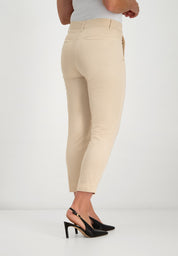 Verena Slim Broek | Light Beige