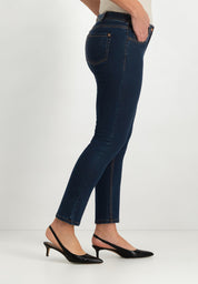 Monika Slim Fit Jeans | Blue Black