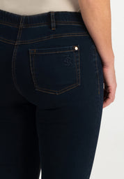 Monika Slim Fit Jeans | Blue Black