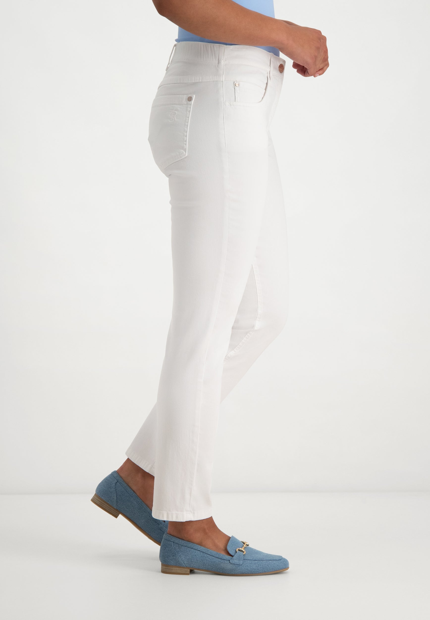 Monika Slim Fit Jeans | Optical White