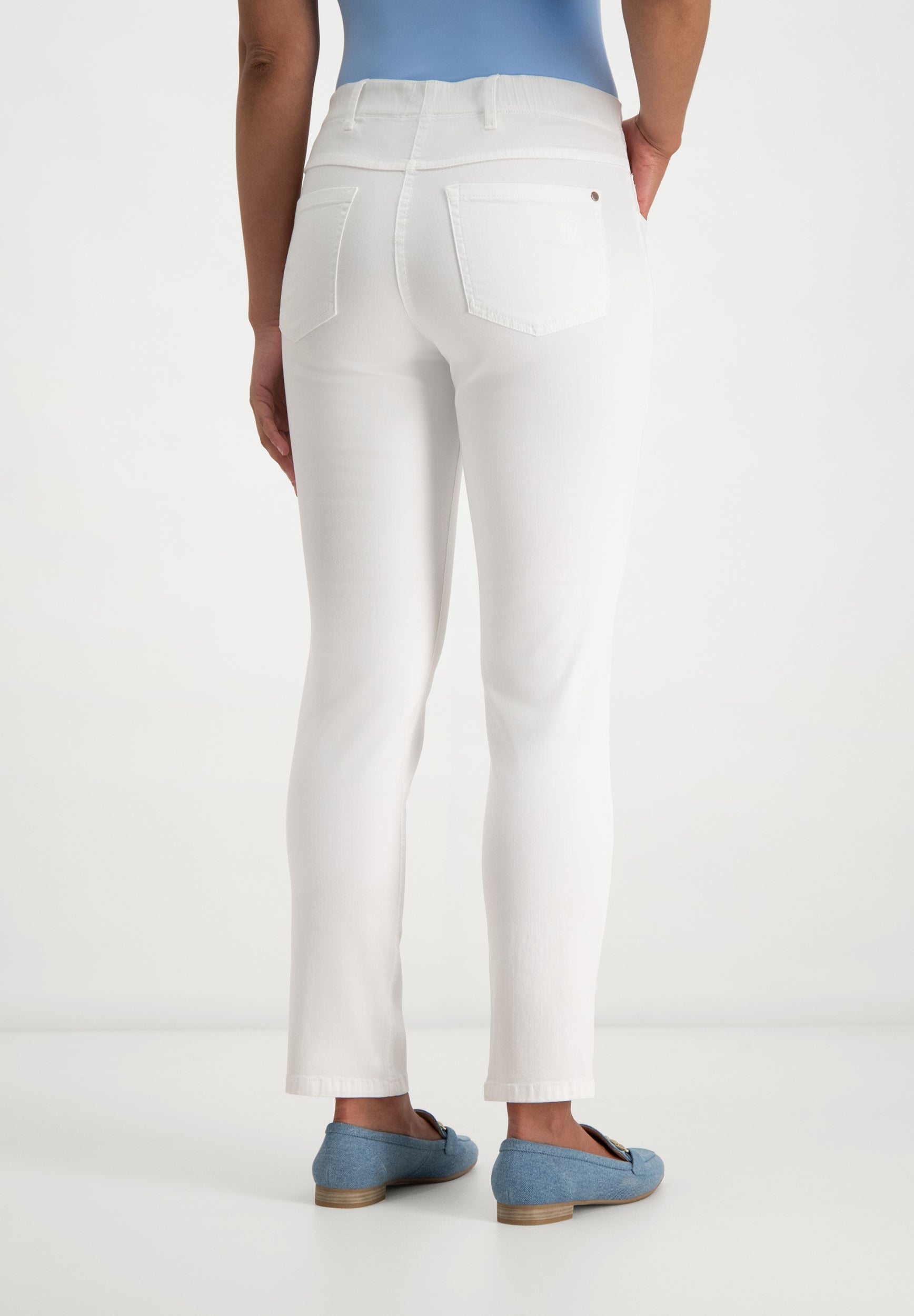 Monika Slim Fit Jeans | Optical White