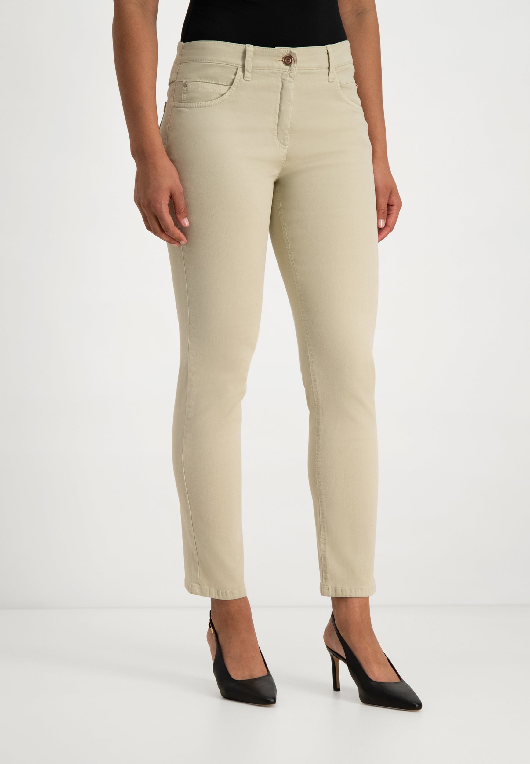 Monika Slim Fit Jeans | Stone