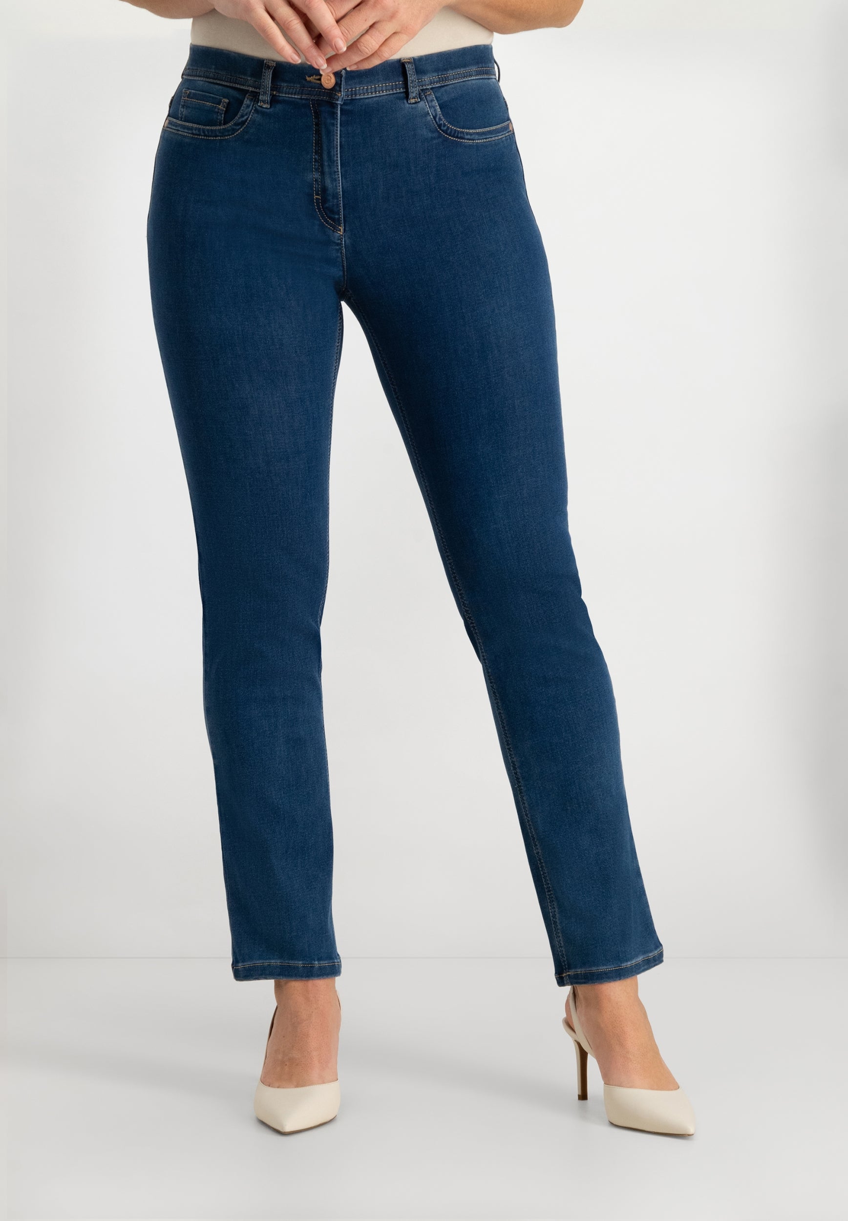 Ginie Slim Jeans | Stone Blue