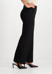 Jessie Wijde Flared Broek | Black