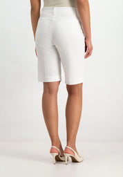 Verena Bermuda Shorts | Optical White