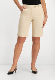 Verena Bermuda Shorts | Light Beige