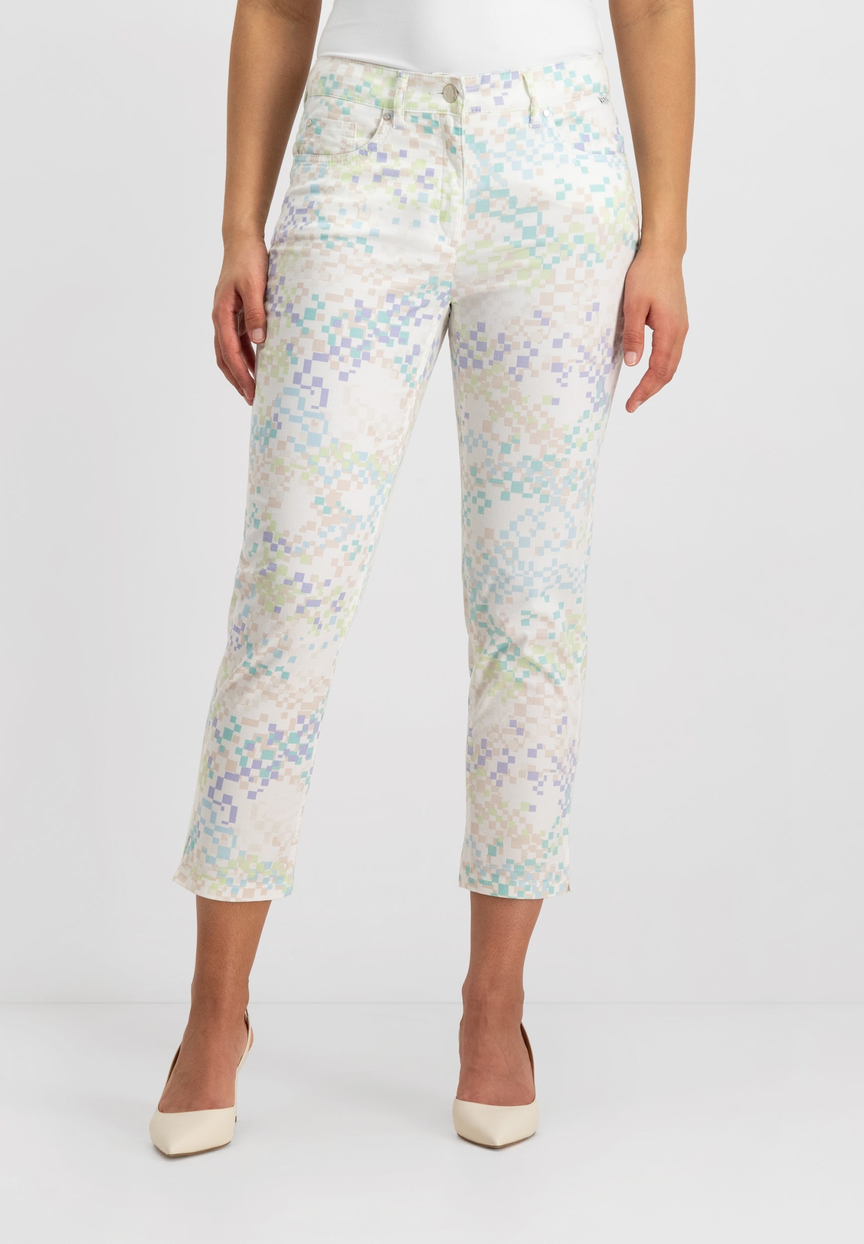 Sarah Slim 7/8 Jeans | Aqua