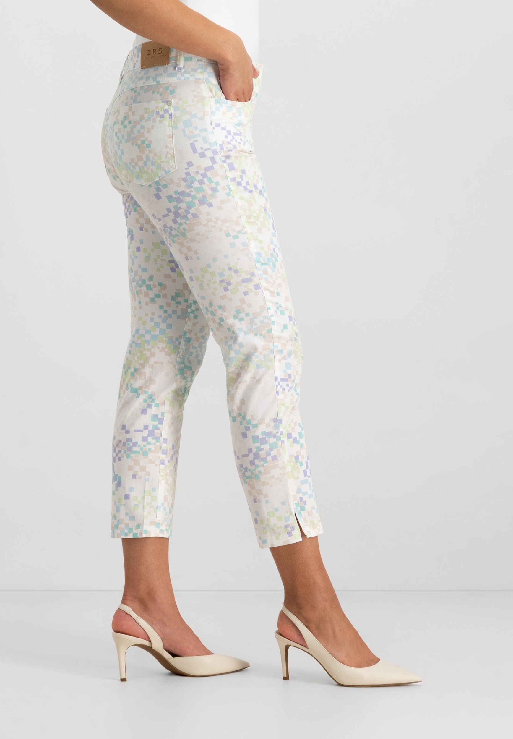 Sarah Slim 7/8 Jeans | Aqua