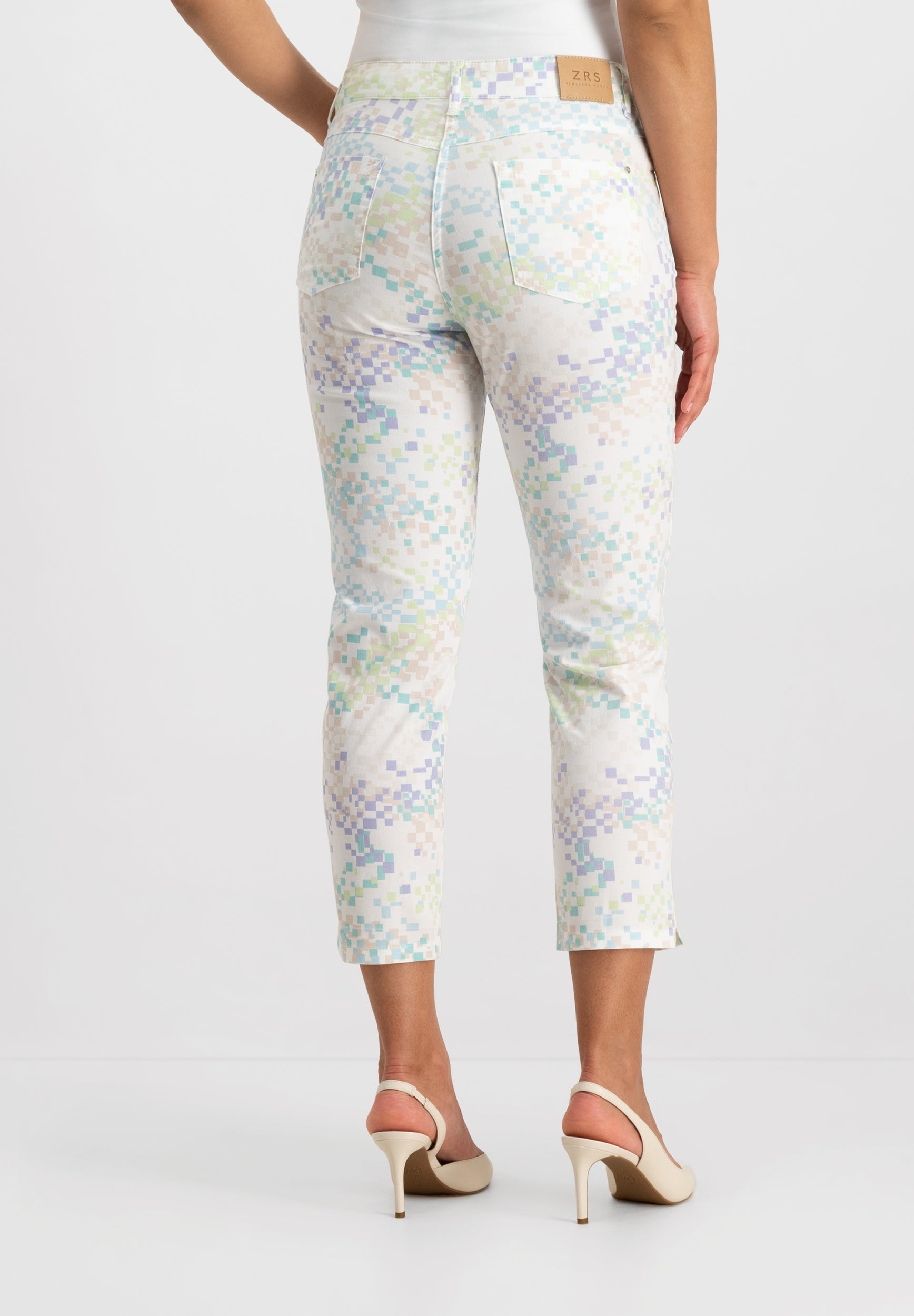 Sarah Slim 7/8 Jeans | Aqua