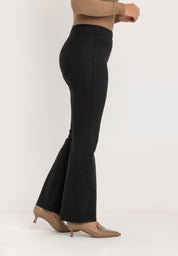 Laura Slim Cigarette Broek | Dark Grey Check