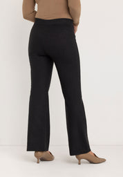 Laura Slim Cigarette Broek | Dark Grey Check