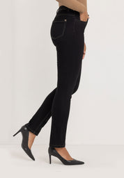 Ginie Slim Broek | Blue Black