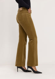Sarah Bootcut Broek | Cappucino