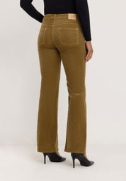 Sarah Bootcut Broek | Cappucino