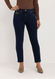 Sarah Bootcut Broek | Blue Black