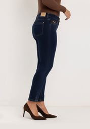 Sarah Bootcut Broek | Blue Black