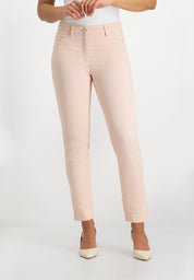 Kora Coloured Straight Broek | Blush
