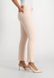Kora Coloured Straight Broek | Blush