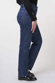 Gretha Denim Classics Straight Jeans | Dark Indigo Pants ZRS