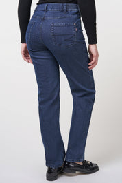 Gretha Denim Classics Straight Jeans | Dark Indigo Pants ZRS