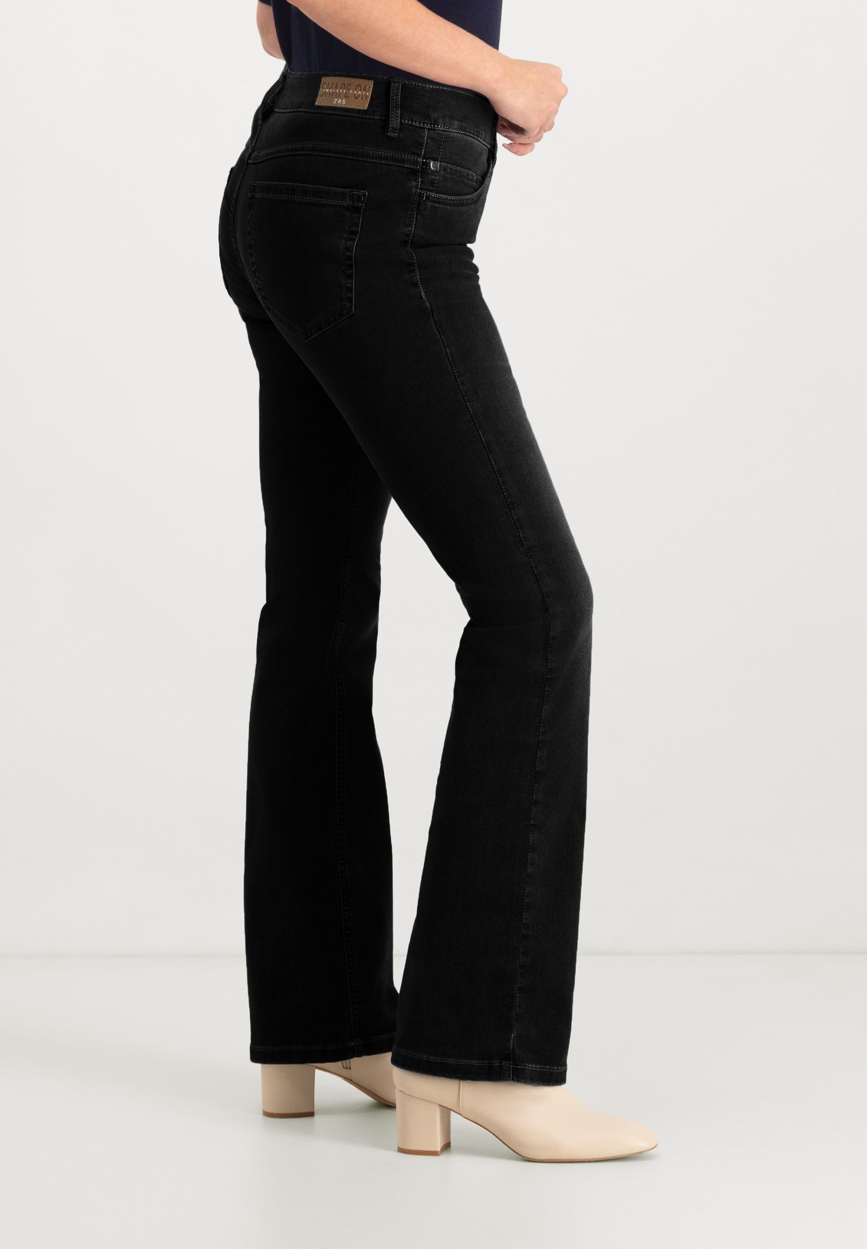 Twigie Shape-On Bootcut Jeans | Stone Blue