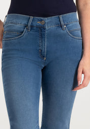 Twigie Shape-On Bootcut Jeans | Stone Blue