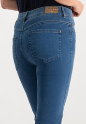 Twigie Shape-On Bootcut Jeans | Stone Blue