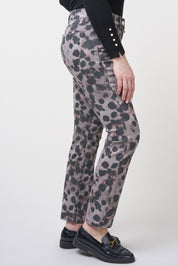 Twigie Shape-On Straight Jeans | Leo Print Pants ZRS