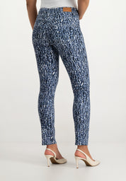 Twigie Shape-On Straight Jeans | Stone Blue