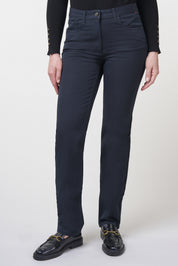 Kora Sporty Bi-Stretch Straight Jeans | Navy Pants ZRS