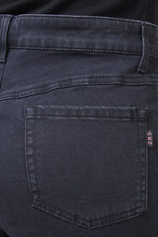 Kora Thermo Denim Straight Jeans | Black Black Pants ZRS