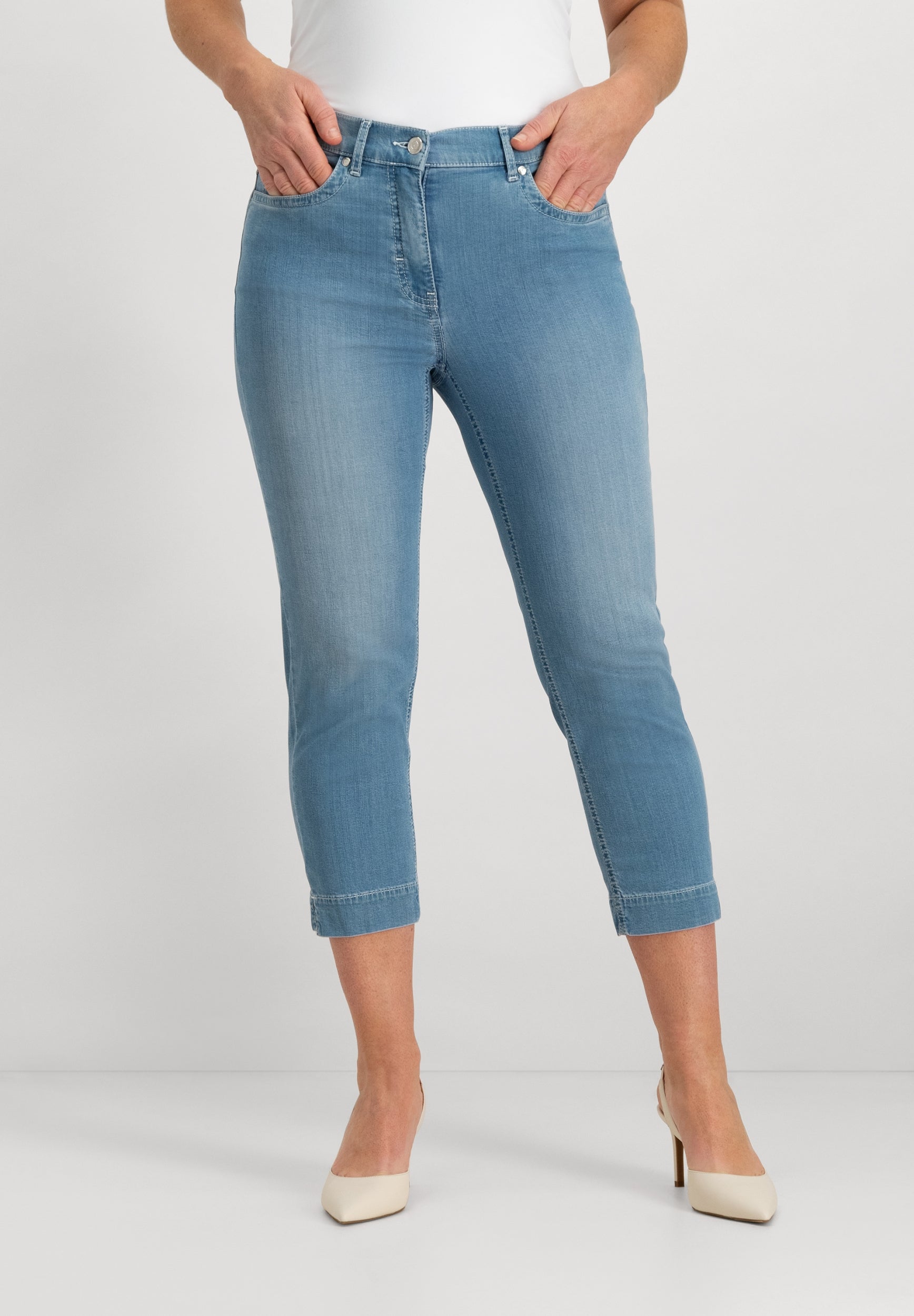 Gretha 7/8-jeans | Bleach