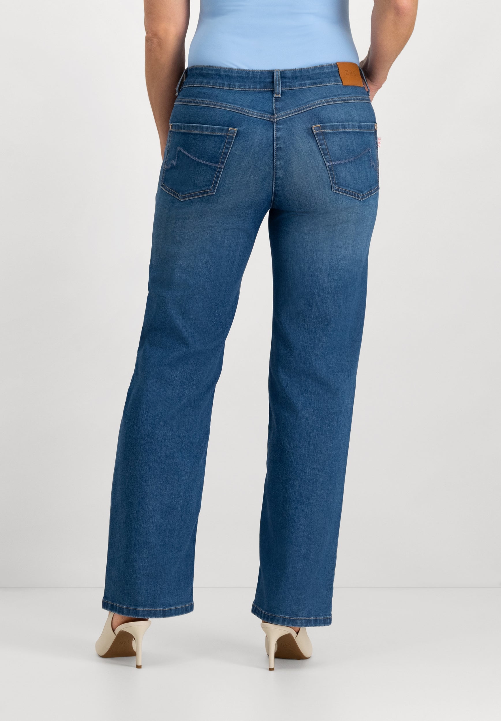 Kora Denim Classics Straight Jeans | Stone Blue
