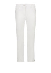 Kora Coloured Light Denim Ankle Jeans | Optical White Pants ZRS