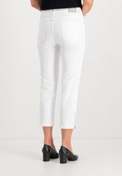 Kora Coloured Light Denim Ankle Jeans | Optical White Pants ZRS