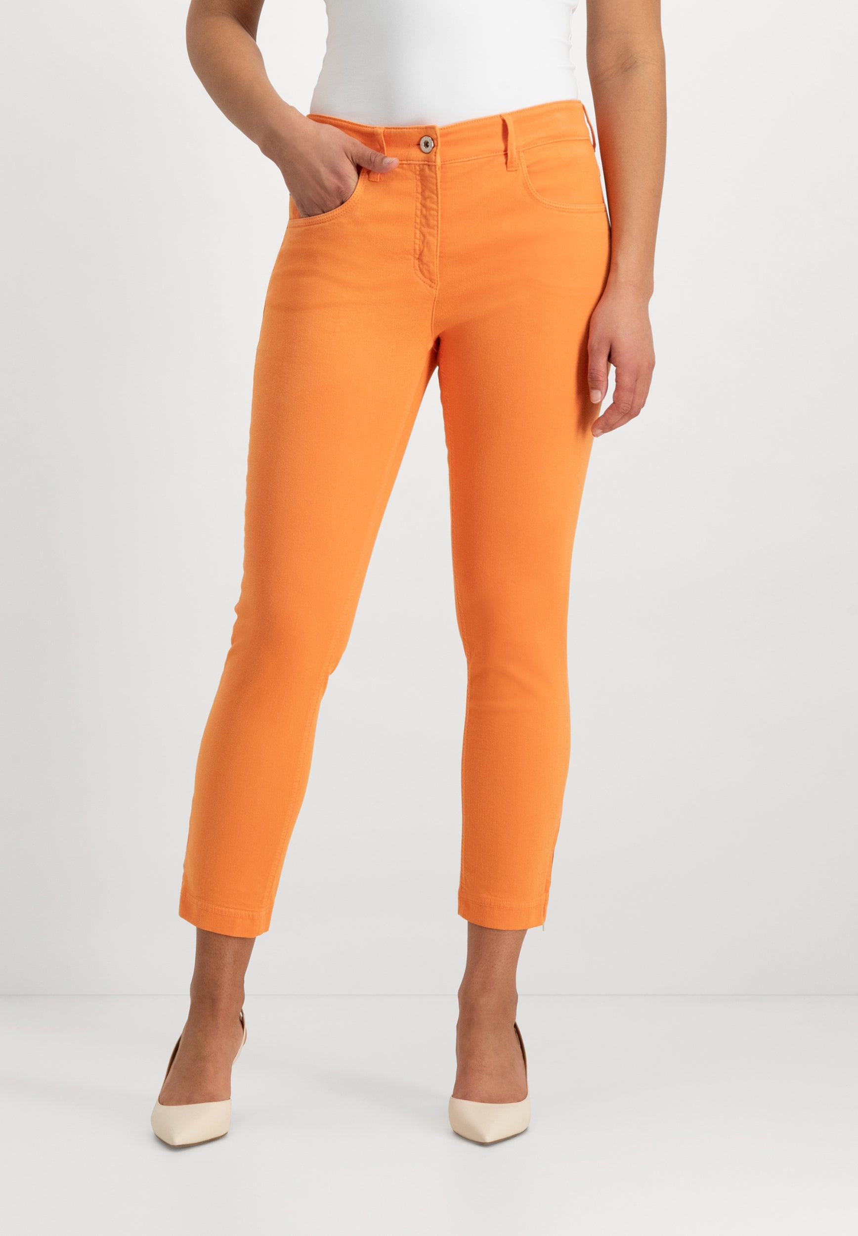 Twigie Shape-On Skinny Ankle Jeans | Papaya