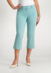 Kora 7/8 Broek | Light Grey Aqua