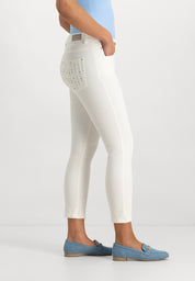 Twigie Shape-On skinny enkeljeans | Optical White