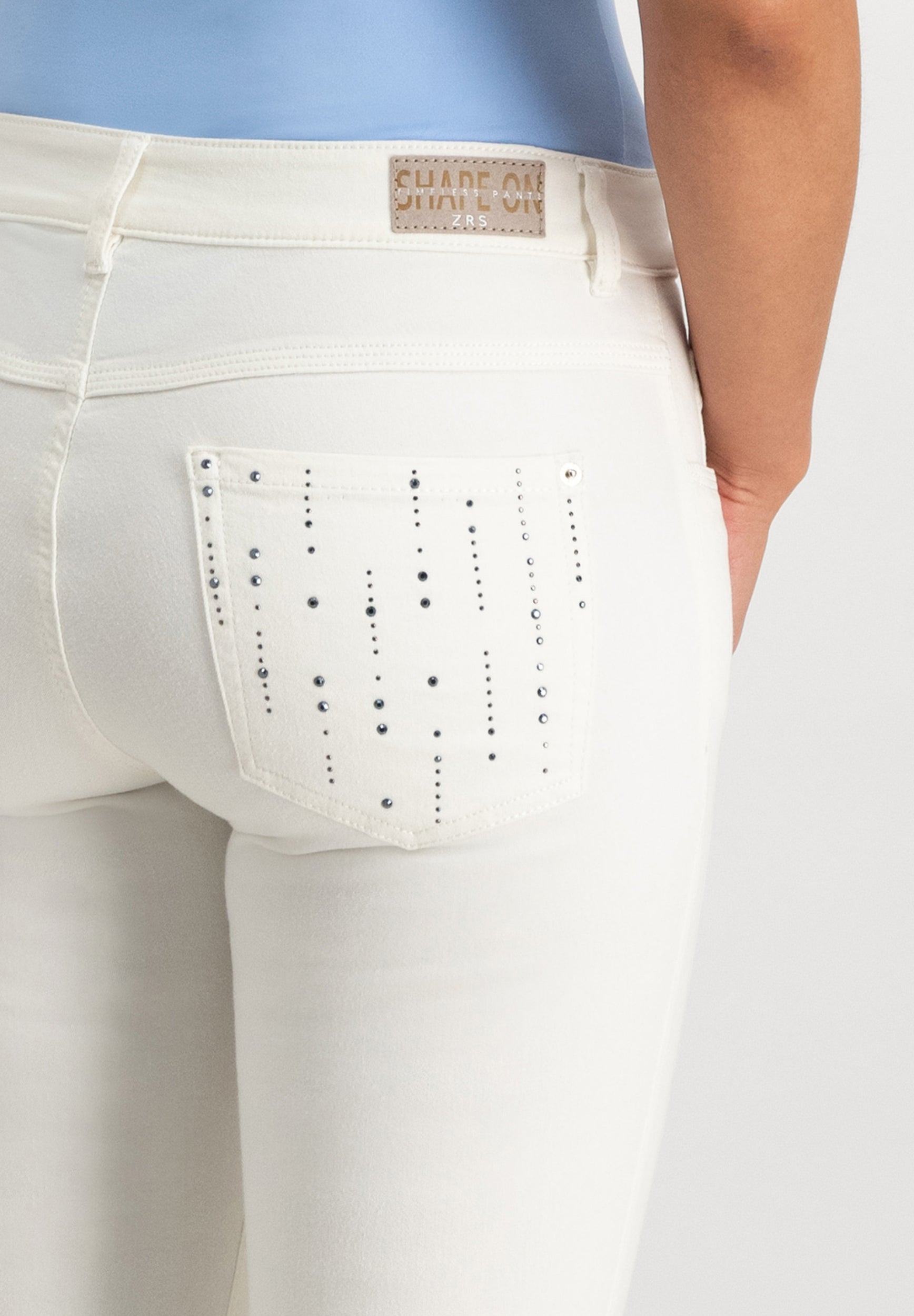 Twigie Shape-On skinny enkeljeans | Optical White