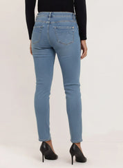 Kora Coloured Straight Jeans Petite | Bleach