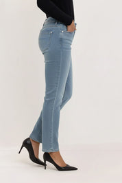 Kora Coloured Straight Jeans Petite | Bleach