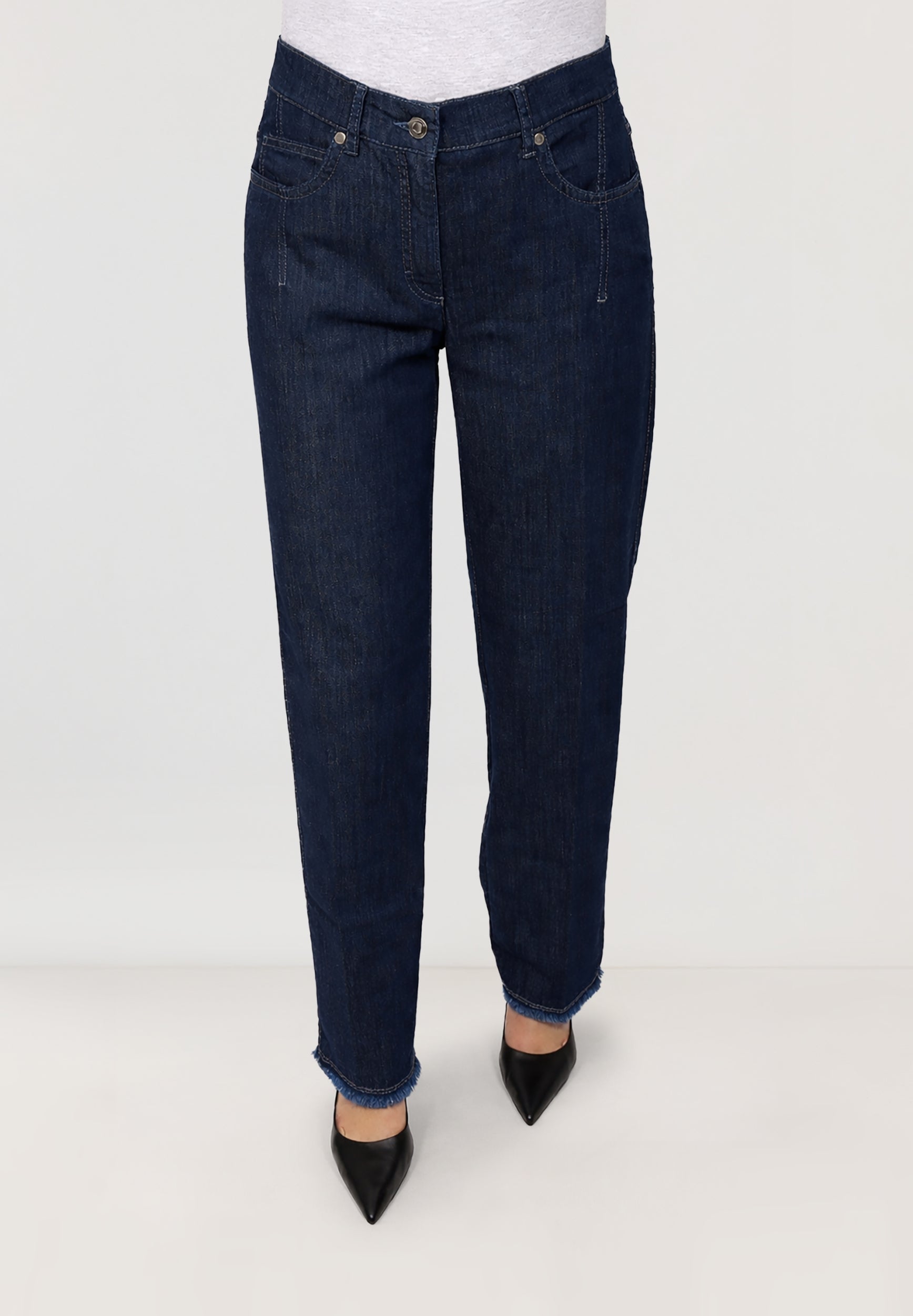 Gretha Comfortabele Tapered Jeans | Indigo