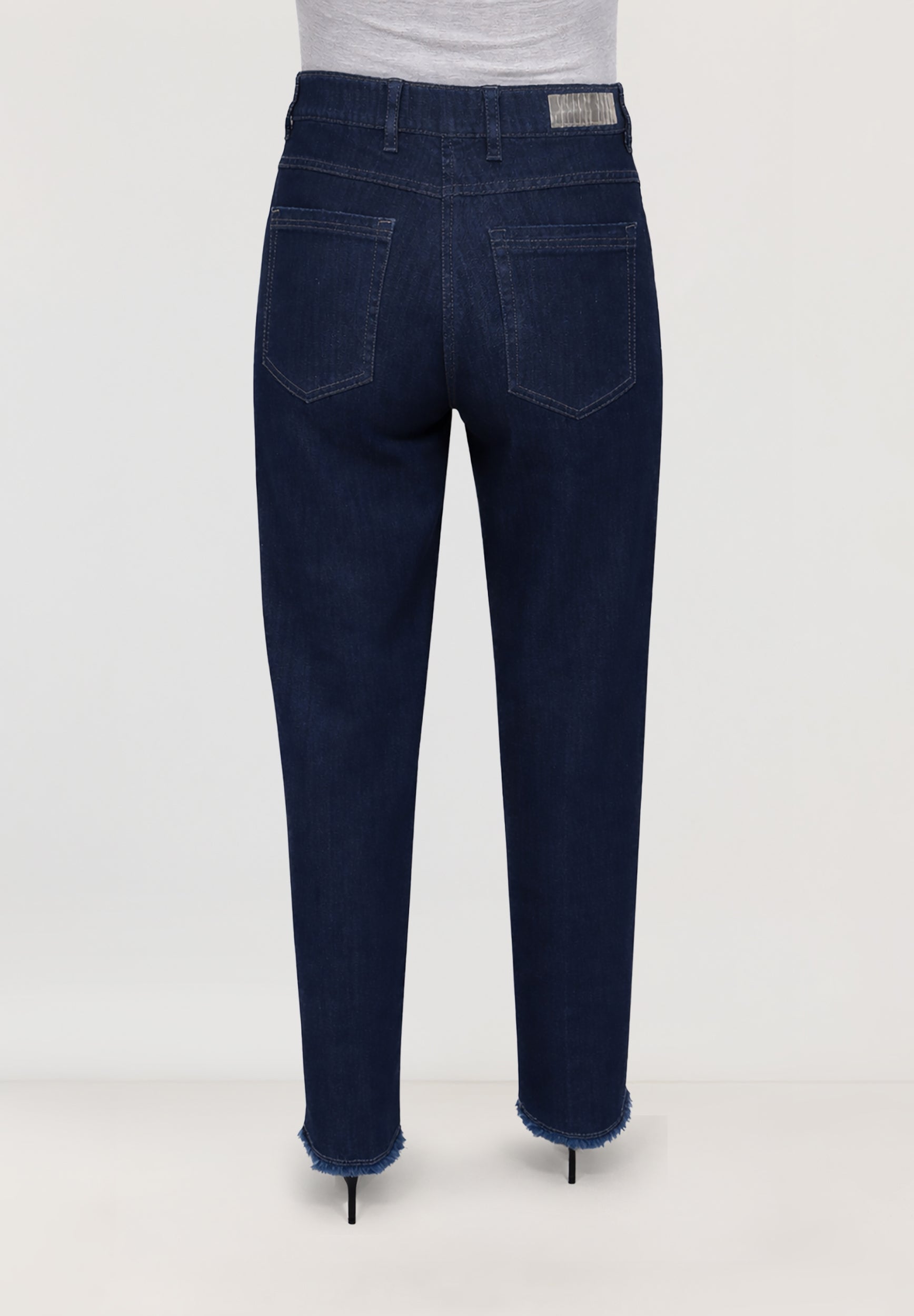 Gretha Comfortabele Tapered Jeans | Indigo