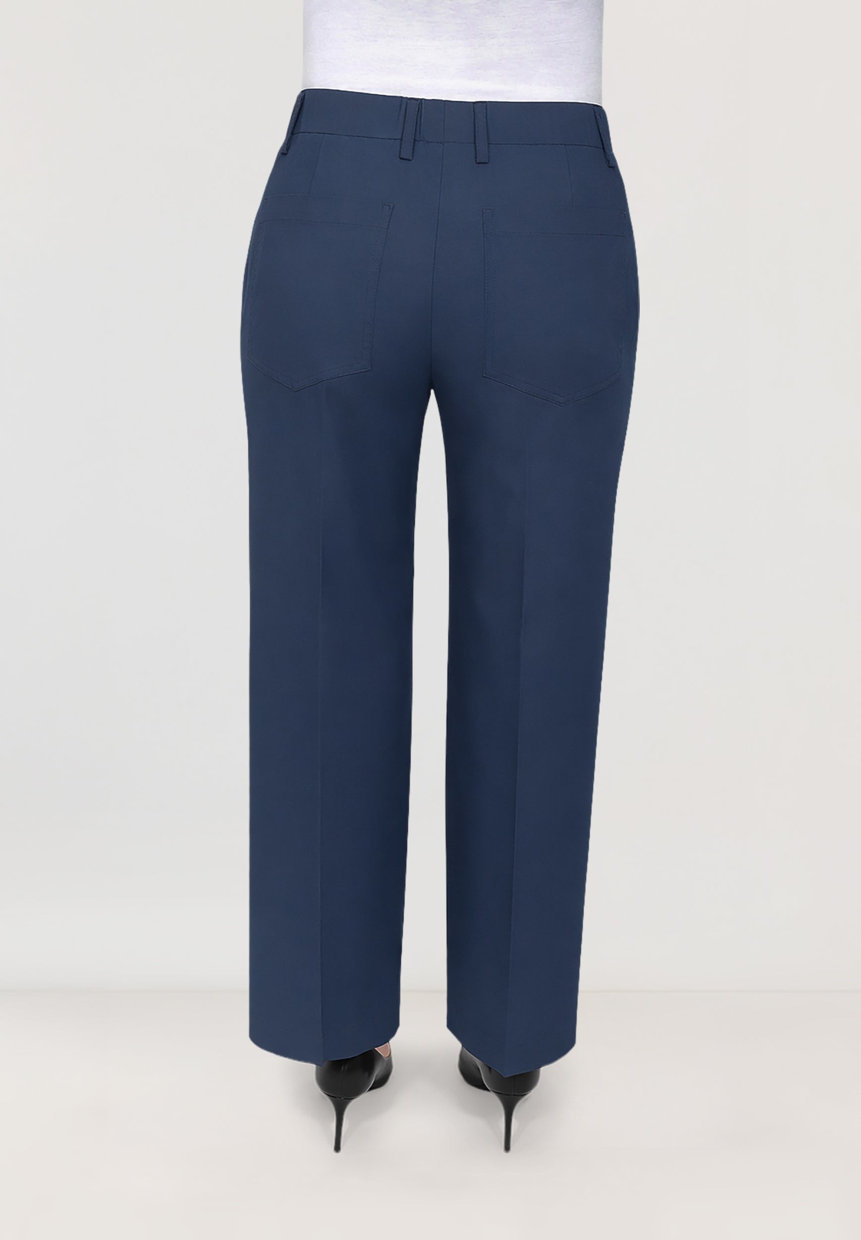 Jessie Crop Flared Jeans | Navy