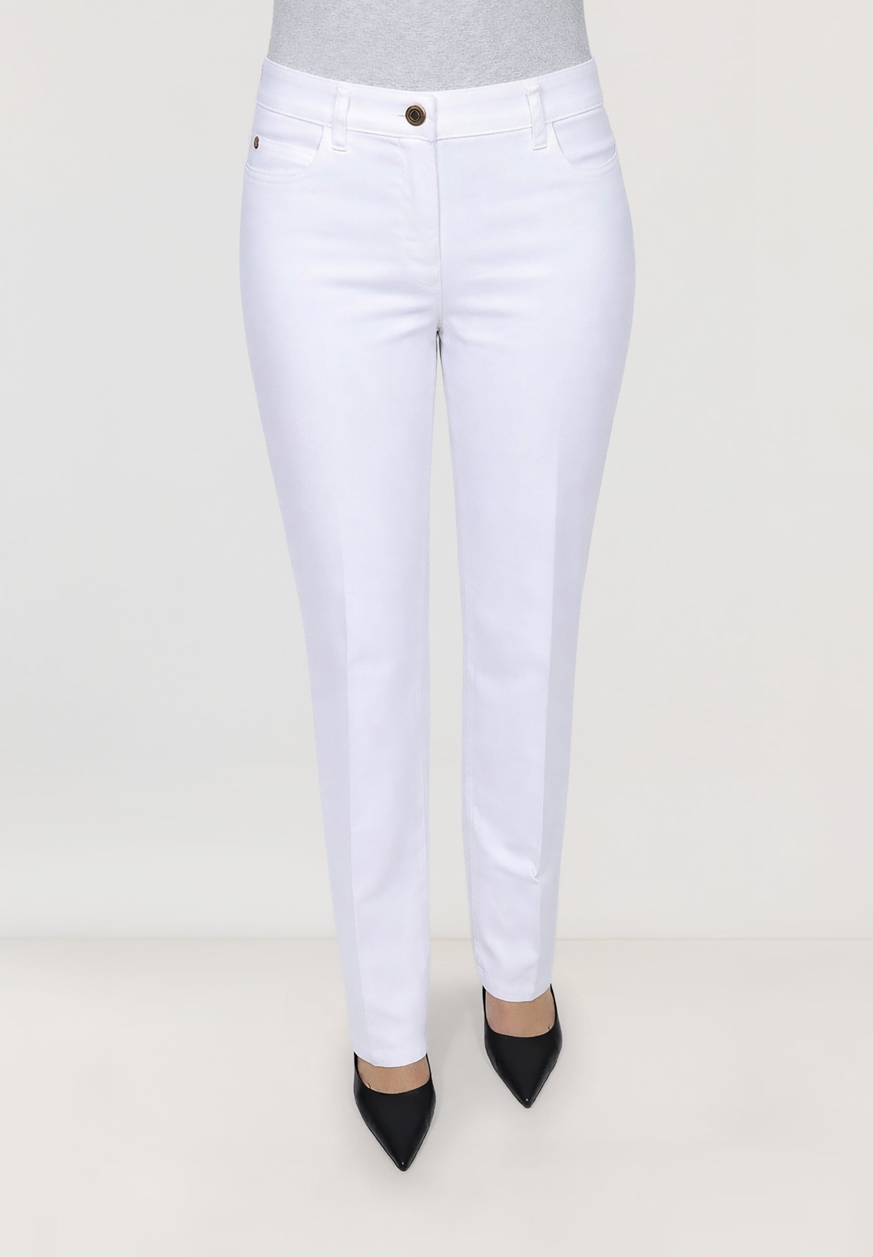 Kora Denim Classics Straight Jeans | Optical White