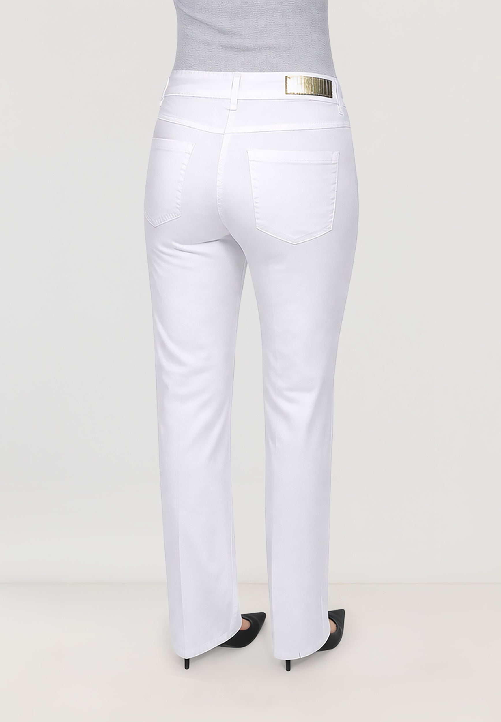 Kora Denim Classics Straight Jeans | Optical White