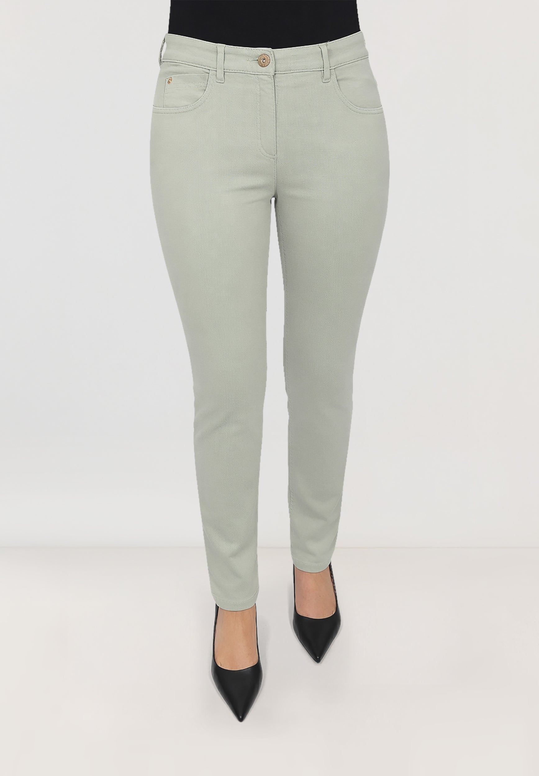 Twigie Shape-On Skinny Legging Jeans | Moss