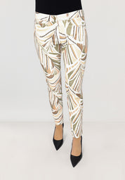 Twigie Shape-On Jeans | Nature-Khakies Print