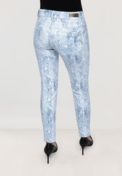 Twigie Shape-On Jeans | Light Blue Snake