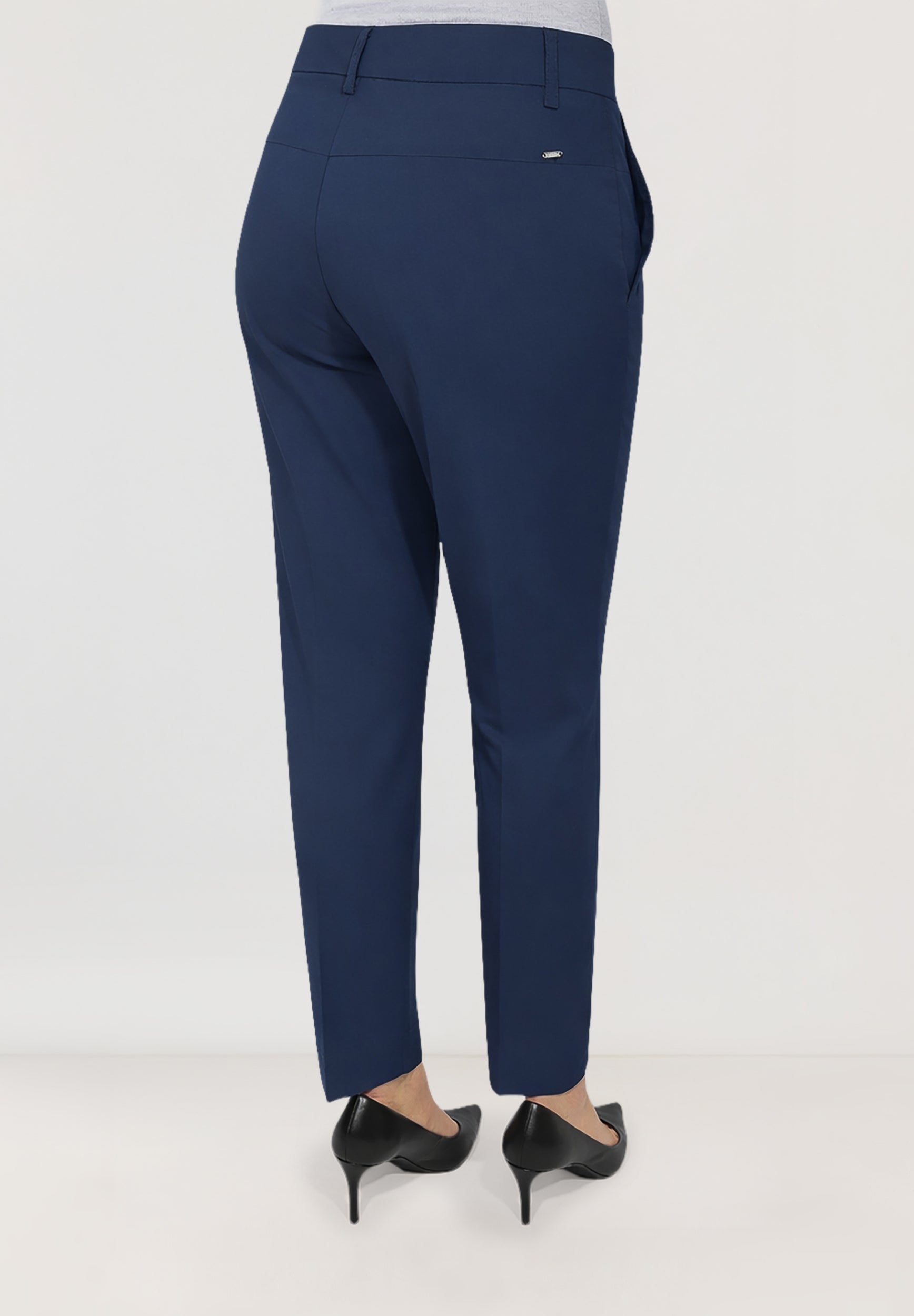 Verena Chino Cropped Pants | Navy